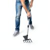 Walensee 2-in-1 Garden Hoe Black Metal Rake Adjustable-7