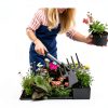 Walensee 2-in-1 Garden Hoe Black Metal Rake Adjustable-6
