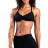 FitFlex Nylon Sports Bra Black Women’s Design-3