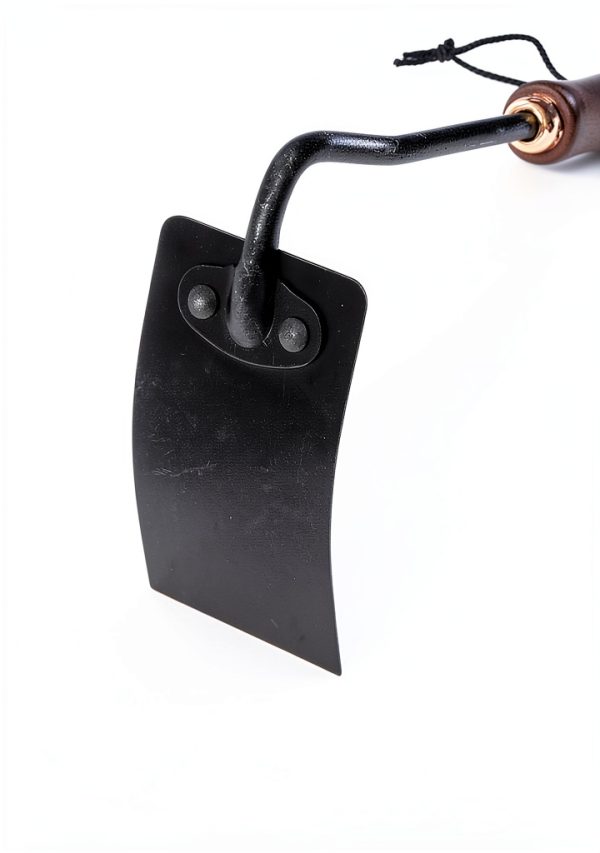 Square Hand Hoe Barebones Garden Tool Walnut Black-1