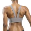 Generic Women's Sports Bra Set Seamless Beige-4