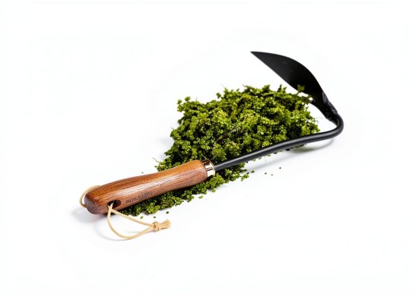 Square Hand Hoe Barebones Garden Tool Walnut Black-3