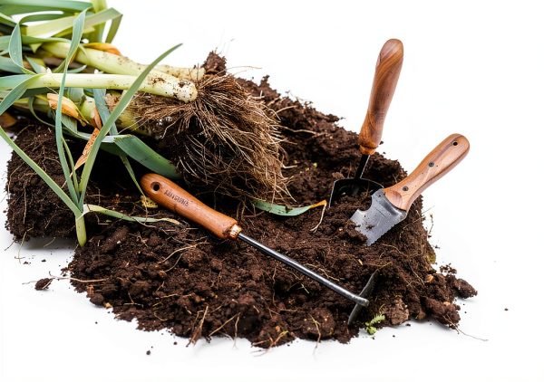 Square Hand Hoe Barebones Garden Tool Walnut Black-4