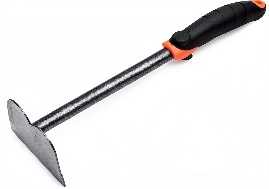 Edward Tools Rubber Garden Hoe in use
