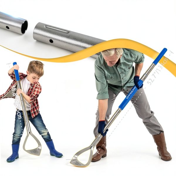 Hermsche Garden Hoe Adjustable Carbon Steel-4