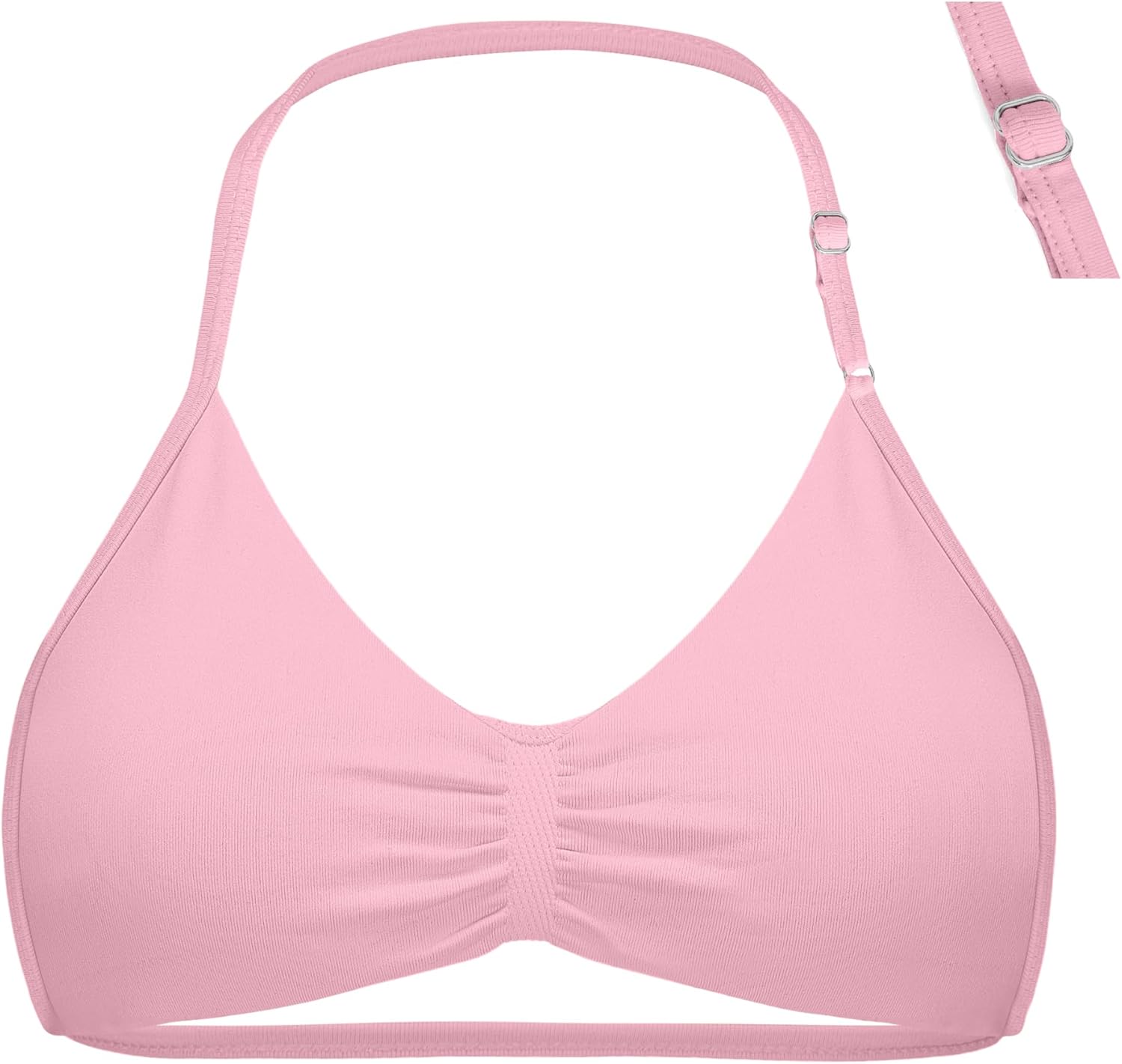 Women's sports bras in various colors