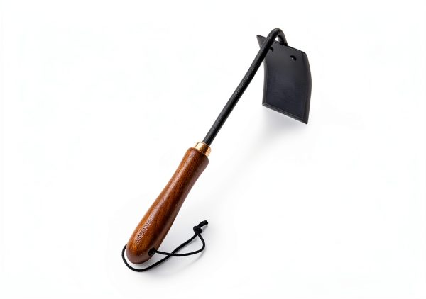 Square Hand Hoe Barebones Garden Tool Walnut Black-2