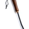 Square Hand Hoe Barebones Garden Tool Walnut Black-0