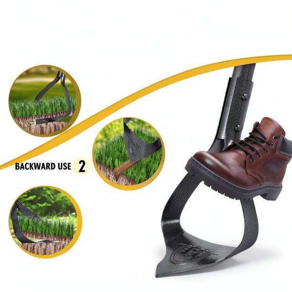 Hermsche Garden Hoe Adjustable Carbon Steel-5