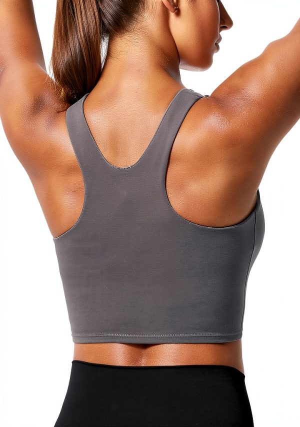 Women's FitFlex Sports Bra QuickDry Mesh Design-2