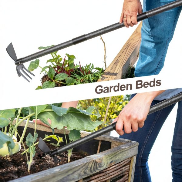 COCONUT Gray Garden Hoe Tool 45 inch-6