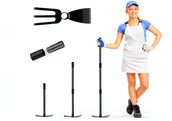 COCONUT Gray Garden Hoe Tool 45 inch-4