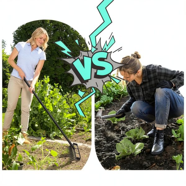 FreshFarm Adjustable 2-in-1 Garden Hoe Tool-4
