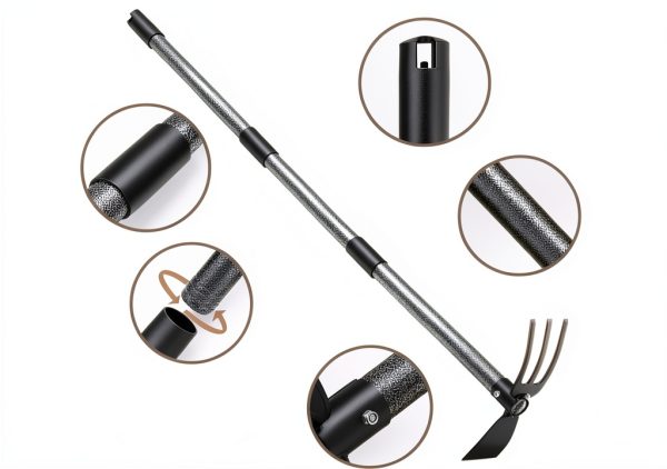 COCONUT Gray Garden Hoe Tool 45 inch-1