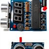 Ultrasonic Alarm Kit by AONTOKY HC-SR04 DIY Soldering Red-2
