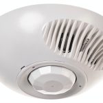 Hubbell Lighting Ultrasonic Ceiling Sensor OMNIDT500RP White 12ft-0